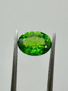 Pierre précieuse naturelle de tsavorite grenat, taille ovale, verte, lisse, pierre de bijoux verte vibrante pour collectionneur, 2,24 ct - Product Image 4