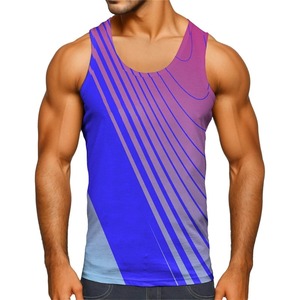 Nouveau Débardeur Homme Personnalisé 2026 en Coton Respirant à Séchage Rapide Col Rond pour la Gym, l'Entraînement, la Course et le Fitness – Qualité Supérieure - Product Image 2
