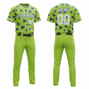 Ensemble d'uniformes de baseball personnalisés – Maillot à manches courtes et pantalon à taille élastique imprimés sur mesure pour sports d'équipe – Prix abordable 2026 - Product Image 6