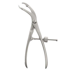 Pinza de sujeción de huesos de acero inoxidable con garantía de un año, autocentrante, 18 cm, de alta calidad, ortopédica, quirúrgica, manual, rápida - Product Image 3