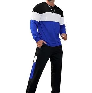Conjunto Deportivo para Hombre, Corte Ajustado, Color Sólido, Lavado Ácido, Felpa Francesa de Algodón, Transpirable y Ecológico - Product Image 5