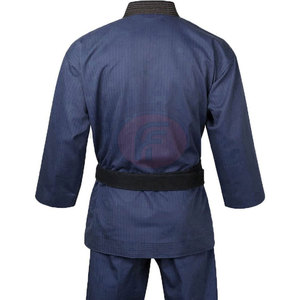 Traje de Práctica de Artes Marciales de Algodón Cómodo, Kimono de Judo y Jiu Jitsu, Uniforme con Costuras Resistentes y Personalizable en la Parte Delantera para Entrenamiento - Product Image 4