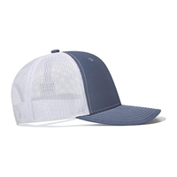Casquette Trucker Orange Sergée 6 Panneaux Réglable Couleur Unie Décontractée Perle Respirante 100% Polyester Tendance Printemps-Été