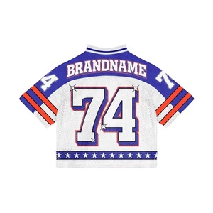 Maillots de football personnalisés en maille respirante extensible quatre directions de qualité supérieure avec logo sur mesure pour hommes – Vente chaude - Product Image 6