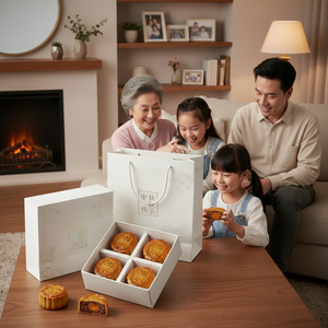 Premium Custom Printing Personalized <b>Box</b> Mid Autumn Festival Mooncake Gift Packaging with Laminated Art Paper - Product Image 1