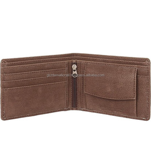 Cartera de piel de vaca personalizada hecha a mano para hombre, billetera plegable de cuero de vaca, gran espacio, función RFID, fabricante al por mayor - Product Image 6