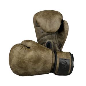 Gants de boxe MMA Sanda professionnels en cuir véritable de qualité supérieure, imperméables, logo personnalisé, évacuation de l'humidité, respirants - Product Image 3