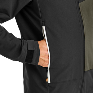 Lightweight Breathable Full Zip Softshell Track <b>Jacket</b> 100% Polyester/Nylon Loose Fit Quick Dry <b>Waterproof</b> Eco-Friendly Autumn - Product Image 5