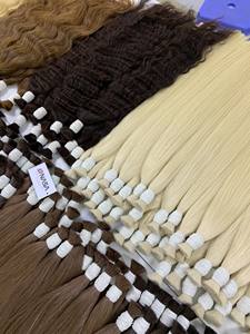 Extensions de cheveux vierges vietnamiens Remy en gros Nasa Hair, tissage double machine, lisses et soyeux, couleurs foncées, 100 grammes, 16 pouces - Product Image 5