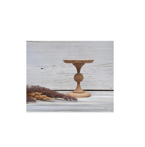 Soporte de pastel de madera decorativo hecho de material de madera duradero para resaltar dulces y bocadillos en las mesas de comedor - Product Image 1
