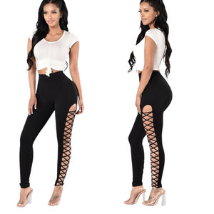 Leggings sexy pour femmes, pantalons de yoga taille haute, leggings streetwear, extensibles, confortables, respirants, durables, vêtements de sport - Product Image 1