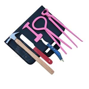 Kit Completo de Herramientas para el Cuidado de Pezuñas: Pulidor de Pezuñas, Martillo de Herrador, Probador de Pezuñas, Alicates Recortadores y Cuchilla de Latón con Anillo - Product Image 1