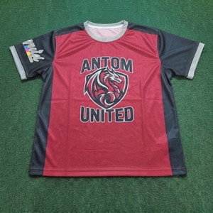 Wholesale Custom <b>100</b>% <b>Polyester</b> Jersey Sublimation T-<b>Shirt</b> Quick Dry Mesh Team Wear Sports <b>Shirt</b> Custom Logo OEM Manufacturer - Product Image 5
