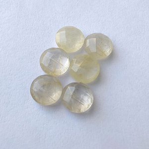 Pierres précieuses naturelles de préhnite verte, rondes, taille briolette, taille à carreaux, calibrées, vente en gros, toutes tailles disponibles - Product Image 2