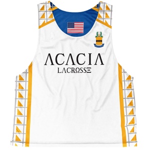 Camisetas de Lacrosse Personalizadas para Hombre, Reversibles, Sublimadas, Duraderas, de Secado Rápido, 100% Poliéster Transpirable, para Adultos - Product Image 3