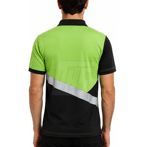 Polos de travail durables pour hommes, chemises à manches courtes à col, tissu facile d'entretien, coupe confortable, uniformes pour le personnel, vêtements de travail - Product Image 4