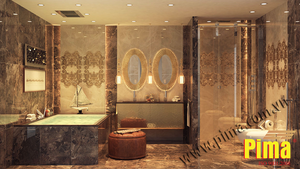 แผ่นพีวีซีลายหินอ่อนตกแต่งสำหรับตกแต่งภายในบ้าน (พีมา) - Product Image 6