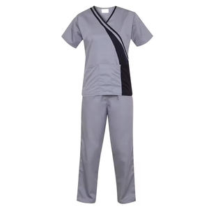 Professional <b>Doctor</b> Scrub <b>Set</b> Medical Uniforms Breathable Durable Rayon Workwear for Hospital Use - Product Image 1