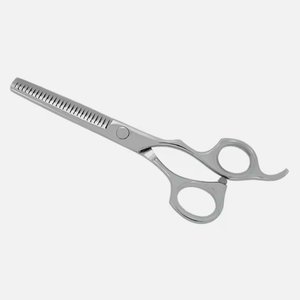 Tijeras de Entresacar Profesionales de 6 Pulgadas, Hoja de Acero Inoxidable, Punta Afilada, Suministros para Salón de Belleza, Grado A+, Para Diestros - Product Image 4