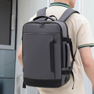 Customized Logo <b>Waterproof</b> Nylon Tactical Casual Expandable Zipper <b>Backpack</b> 20-39L Capacity Durable Unisex School Use - Product Image 6