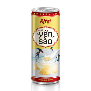 Bebida de Nido de Pájaro Rita, 250 ml, en Lata, Bebida Asiática Especializada, Dulce, Proveedor Mayorista, Fábrica de Marca Privada OEM ODM - Product Image 5
