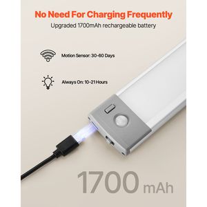 2 Luci LED con Sensore di Movimento, Ricaricabili, per Armadi, Funzionamento a Batteria, con Telecomando e Connessione Wi-Fi - Product Image 5