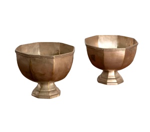 Glam <b>Gold</b> Metal <b>Ice</b> <b>Bucket</b> Round Design Durable Party Decor Wine Cooler <b>Gold</b> Trim & Bow Accent For Parties & Events Decor - Product Image 4