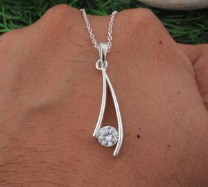 Luxury 925 <b>Silver</b> <b>Drop</b> <b>Earrings</b> Brilliant Cubic Zirconia Wedding Water <b>Drop</b> Shape Women Fashion Jewelry - Product Image 4