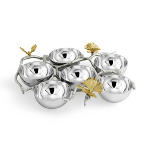 Bol à fruits en aluminium, centre de table moderne, luxe décoratif, or, écologique, durable, 2026 Saleem International - Product Image 2