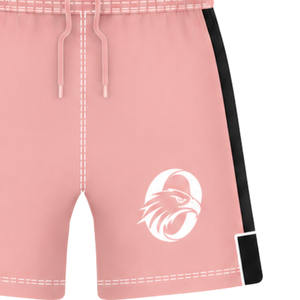 Light Pink <b>Black</b> <b>Rugby</b> <b>Shorts</b> Elastic Waist Drawstring Athletic Performance Training Match Team Sportswear Lightweight <b>Rugby</b> - Product Image 3