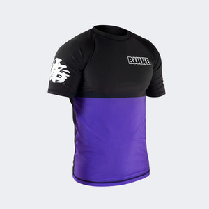 Vente en gros de maillots de bain anti-UV UPF 50+ écologiques en spandex/nylon, à séchage rapide, à manches courtes, pour le surf - Product Image 2