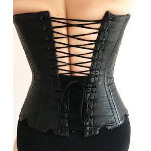 Corsé de cuero para mujer, ropa de moda para la cintura, proveedor mayorista, corsé de cuero ajustable para mujer, ropa premium - Product Image 4