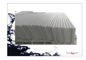 แผ่นหินทรายสีขาวธรรมชาติและกระเบื้องขัดเงา ดีไซน์ร่วมสมัยสำหรับปูพื้นห้องน้ำและใช้งานอื่นๆ - Product Image 4