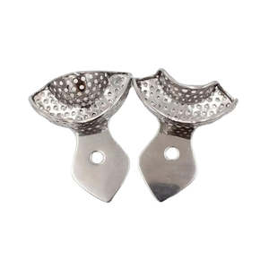 Meilleur Prix : Porte-empreintes dentaires supérieures et inférieures, autoclavables, à contour perforé, instruments dentaires pour la dentisterie SurgiRight - Product Image 2