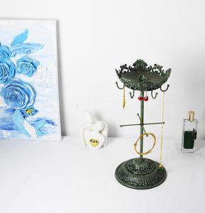 Support à bijoux vintage, support à bijoux antique, support à bijoux doré, support à bijoux en métal, support à bijoux décoratif - Product Image 4