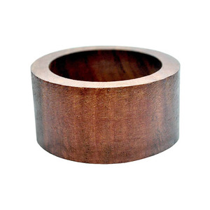 Ensemble d'anneaux de serviette en bois d'acacia, design traditionnel chinois, décoration de table durable, mariage, largeur 4,5 cm - Product Image 2