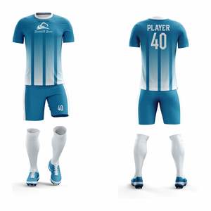 Uniformes de Fútbol Personalizados 100% Poliéster, Camisetas de Manga Corta, Pantalones Cortos de Fútbol, Uniformes de Entrenamiento, OEM ODM - Product Image 1