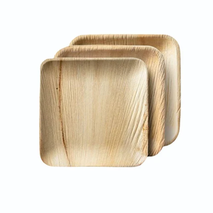 Elegant Areca Palm Leaf <b>Plates</b> with Biodegradable Compostable <b>Disposable</b> Dinnerware for Parties Weddings Catering & Food Service - Product Image 3