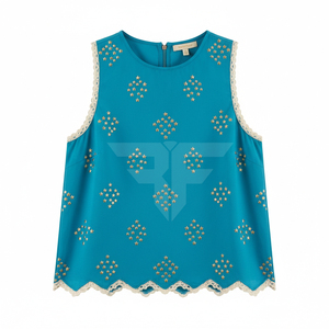 Premium Quality Tank <b>Top</b> Lightweight Durable Fabric Gym, Yoga, and Lifestyle Sleeveless Women Blouse - Product Image 1