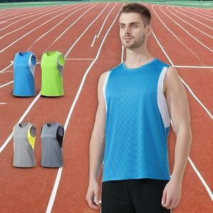 เสื้อกล้ามกีฬาผู้ชายคุณภาพดีที่สุดจาก Oriental ผลิตตามสั่ง ผ้าฝ้าย 100% ป้องกันการเป็นขุย ระบายอากาศได้ดี แห้งเร็ว เหมาะสำหรับออกกำลังกาย ฟิตเนส และยิม - Product Image 1