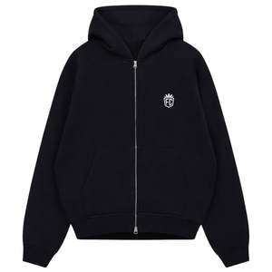 Ensemble décontracté pour homme : sweat à capuche zippé épais et pantalon de jogging en coton doux, style streetwear, noir, ensemble de vêtements de sport tendance - Product Image 1