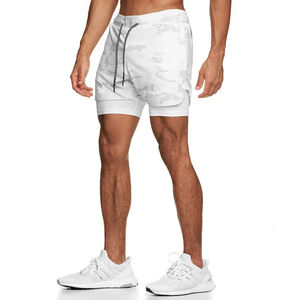 Pantalones Cortos de Alta Calidad 100% Algodón OEM de su Marca, Personalizados, de Doble Capa, Unisex, de Manga Corta, para Hombre, Talla Grande - Product Image 5