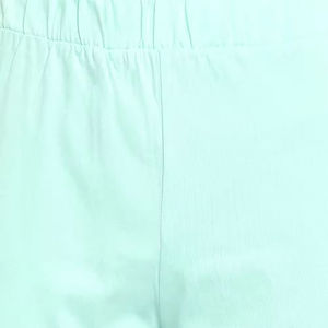 Ensemble deux pièces pour femmes, t-shirt à manches courtes et short, qualité OEM, tissu 100% coton, motif uni, respirant, vêtements d'été - Product Image 5