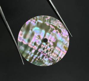 24.50mm <b>Abalone</b> <b>Shell</b> Watch Dial 0.70mm Natural Mother of Pearl Dial for Watch Making Custom Luxury Watch Face - Product Image 3