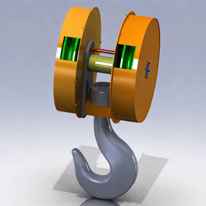 Gancho de Elevación para Grúa EOT de 20 Toneladas, Superficie Galvanizada Laminada en Caliente, Marca CMK, Gancho Industrial de Alta Resistencia, Embalaje en Caja, OEM - Product Image 1