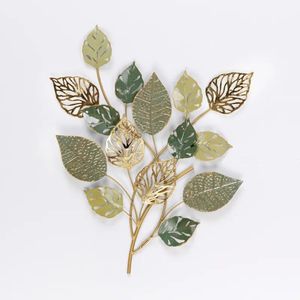 Décoration murale moderne en métal, grande taille, sculpture murale en fer faite à la main pour le salon, décoration intérieure de la maison - Product Image 2