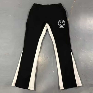 Pantalon de jogging ample pour homme, style vintage, avec logo personnalisé, en tissu mélangé épais, avec cordon de serrage et bas de jambe élastiqués, vente en gros - Product Image 1