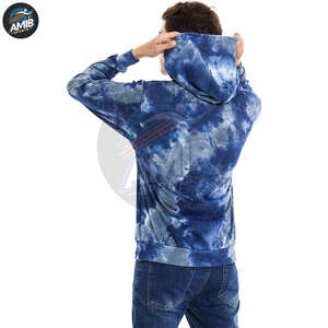 Sweat-shirts en molleton tie-dye pour hommes, style hiver, respirants, grandes tailles, basiques, mélange de coton, meilleures ventes, sweat-shirts tie-dye du Pakistan - Product Image 5