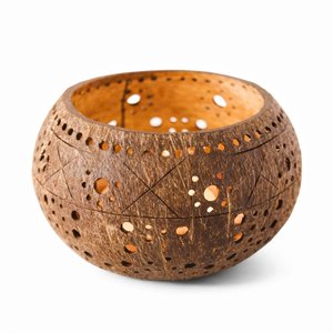 Supports de bougies chauffe-plat écologiques en coquille de noix de coco, style antique, directement du fournisseur - Product Image 2