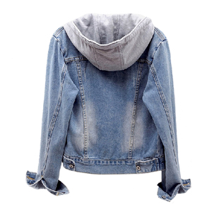 Denim <b>Jacket</b> Women Trend Alert 2026 Eco-Friendly Vintage Fashion Streetwear Oversized Cropped Blue Wash Wholesale Outfit Ideas - Product Image 4